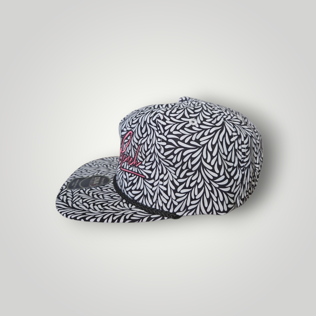 White/Black Big Reach Snap Back